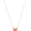 Butterfly Necklace in 18K Rose Gold