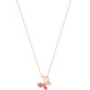 Butterfly Necklace in 18K Rose Gold