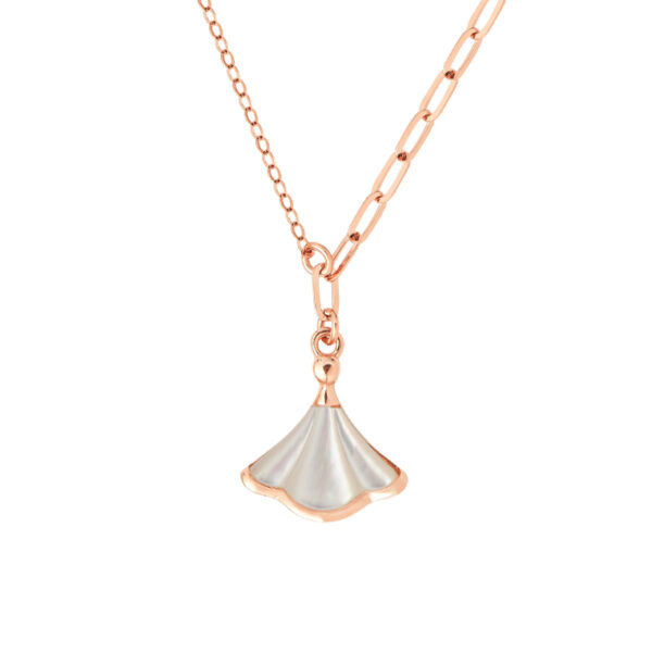 Skirt Necklace in 18K Rose Gold