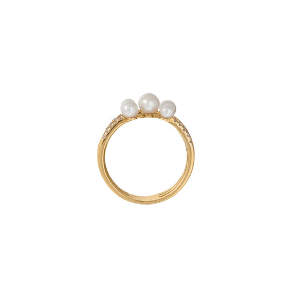 1000x1000-18 Pearl Ring in 18K Yellow Gold