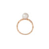 Akoya Pearl Ring in 18K Rose Gold