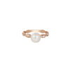 Akoya Pearl Ring in 18K Rose Gold