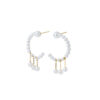 Pearl Earrings in 18K Yellow Gold