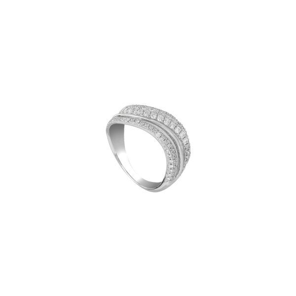 Diamond Ring in 18K White Gold