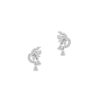 Diamond Earrings in 18K White Gold