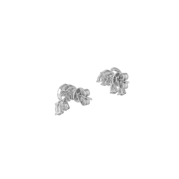 Diamond Earrings in 18K White Gold